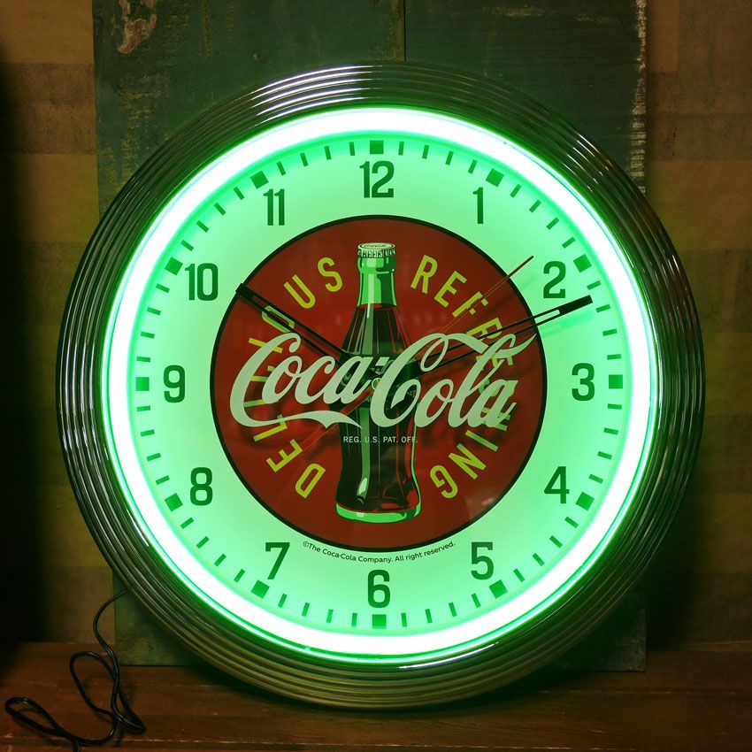 コカコーラ ネオンクロック coca-cola COKE Neo Neon Clock
