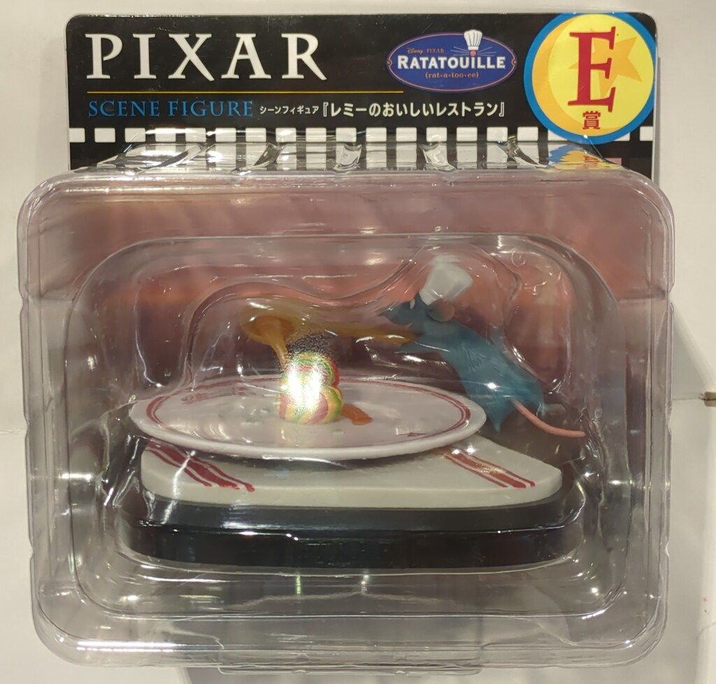 Happyくじ PIXAR E賞 レミーのおいしいレストラン Happyくじ / PIXAR 2025」E賞の「シーンフィギュア『レミーの