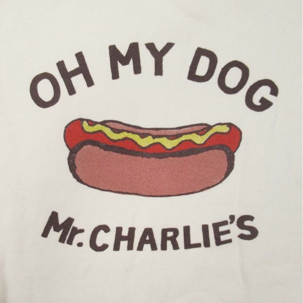 美品 24aw R&D.M.Co オールドマンズテーラー OH MY DOG SWEAT SHIRT 裏  