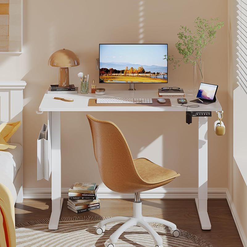 Bestier 高品質 電動 昇降式デスク 幅120cm USB充電可能