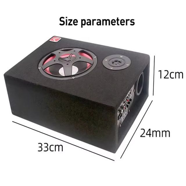 重低音350W サブウーファー 12V/24V電源 AC電源 Bluetooth