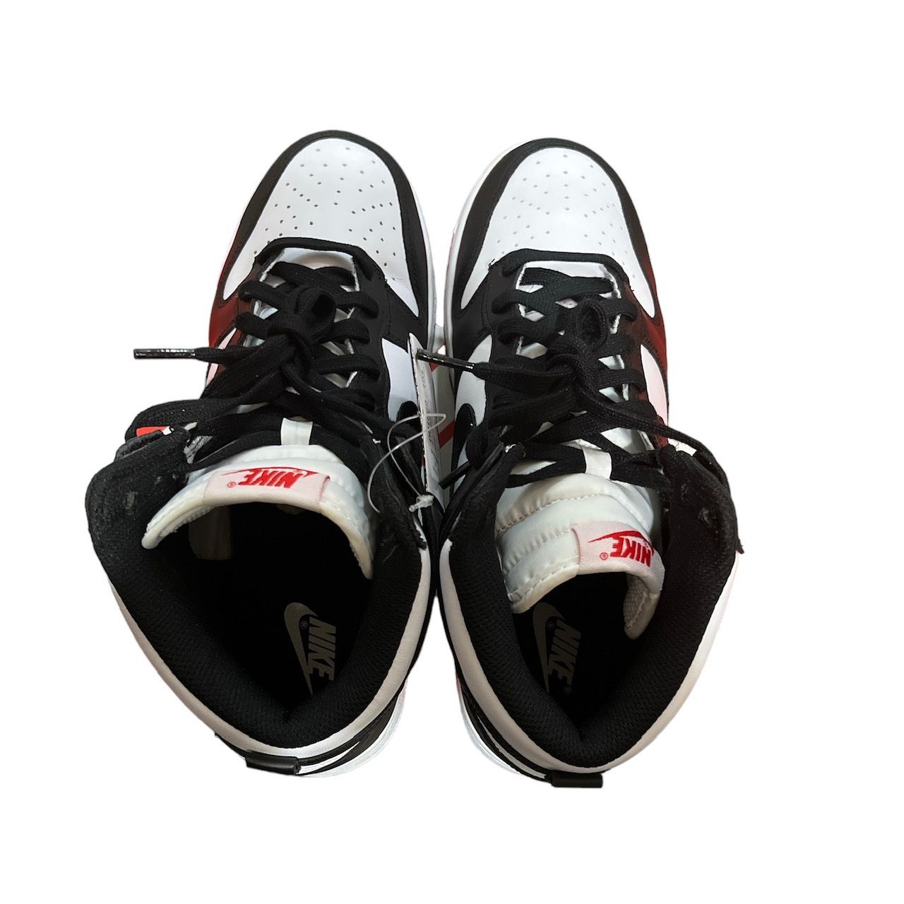 国内正規 W NIKE DUNK HI RETRO WHITE/BLACK ナイキ ダンク ハイ 