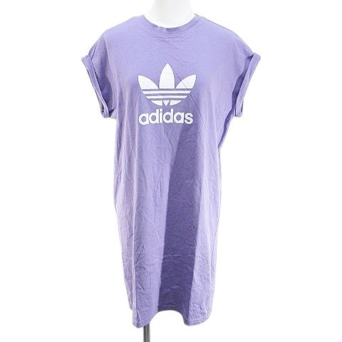 【絶品】 originals adidas アディダスオリジナルス 半袖 ミニ 膝上 ワンピース