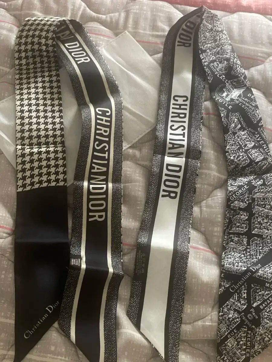 Dior ディオール ブラック ツイリー スカーフ