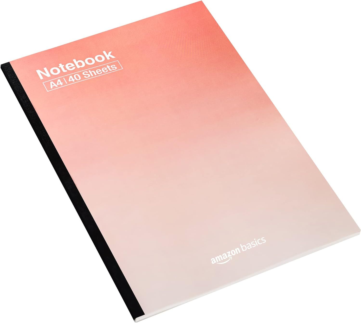 Amazonベーシック ノート オリジナル A4 A罫(7mm)40枚綴り 50冊 レッド