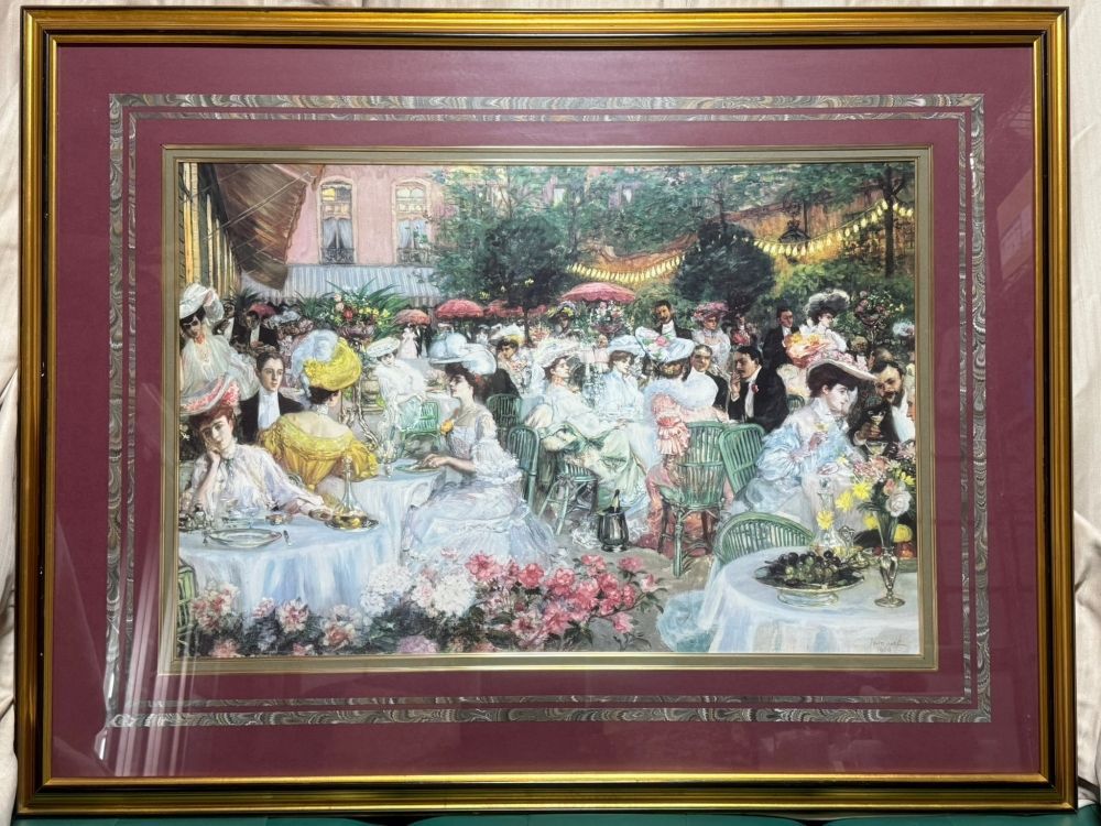 ◆◆◆お 配送不可◆◆◆複製画 ホテル リッツの夕食 4394 ピエール ジョルジュ ジャンニ