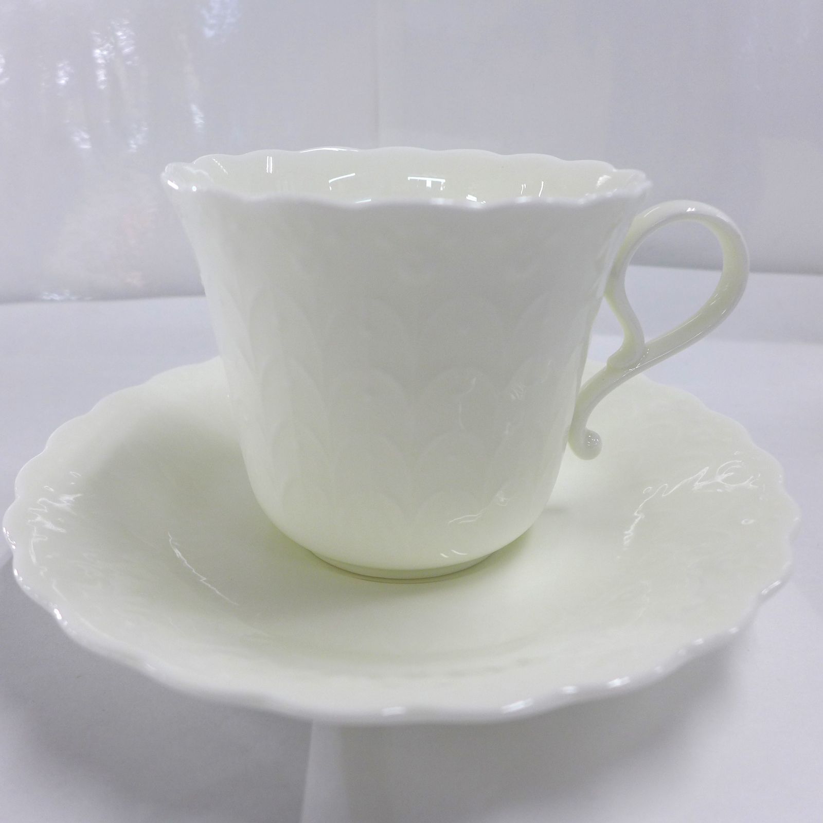 NARUMI ナルミ Silky White シルキーホワイト カップ＆ソーサー 5客
