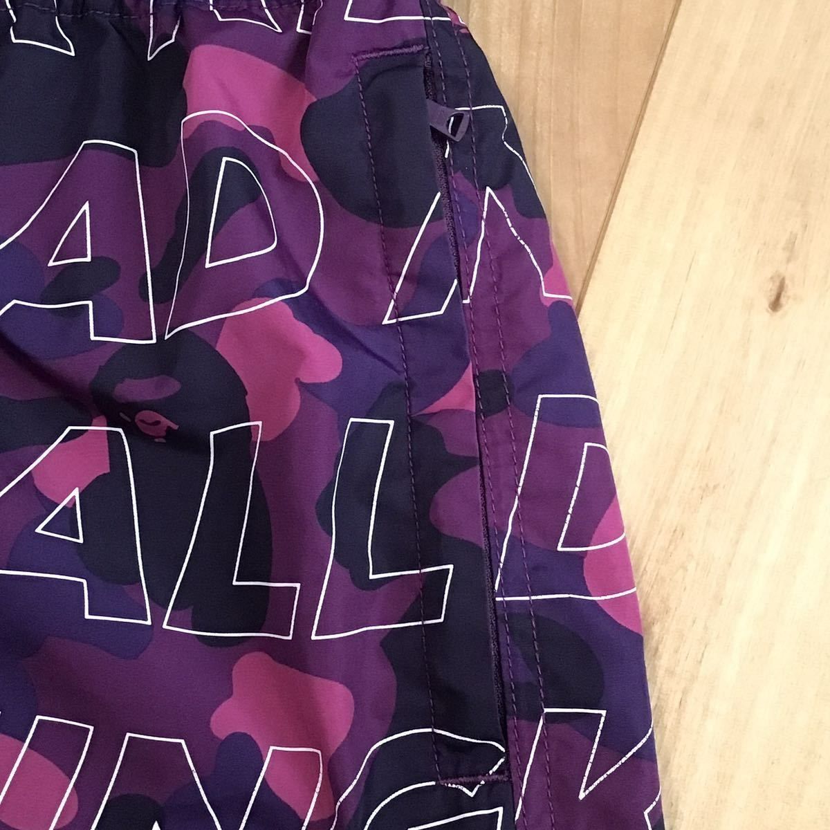 Text color camo ビーチ ショーツ Lサイズ a bathing ape BAPE nylon