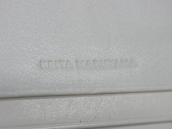 ■新品■未使用■ KEITA MARUYAMA ケイタマルヤマ レザー 編み込み フラワーモチーフ 長財布 アイボリー系 BE4908