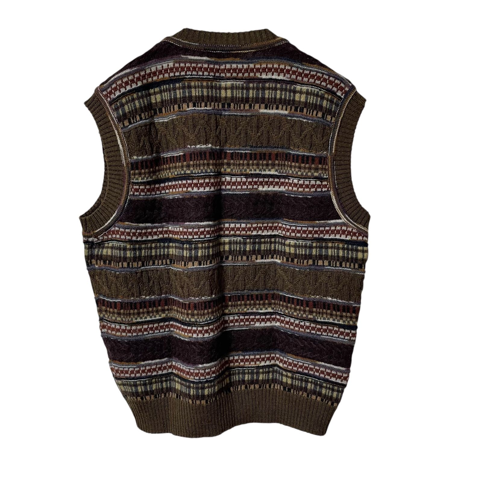 【MISSONI】未使用品 ミッソーニ 幾何学柄模様カーディガン イタリア製 MISSONI ミッソーニ カーディガン 幾何学模様 マルチカラー