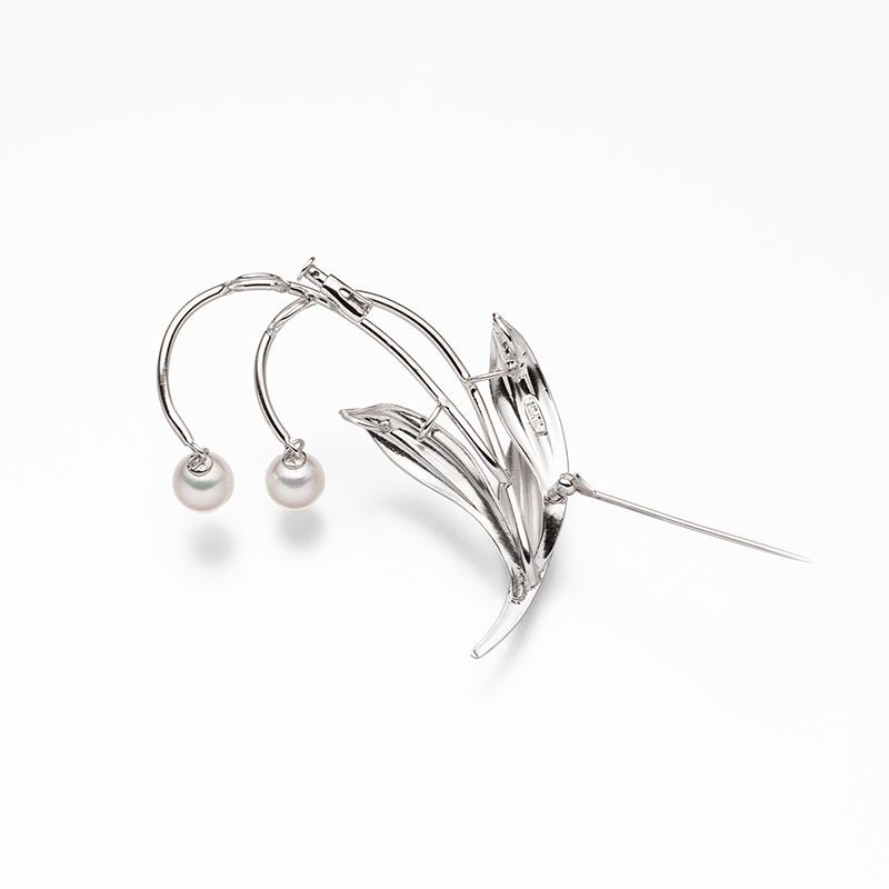 アコヤパールブローチ 7.0mm 真珠 パール 冠婚葬祭 ギフト