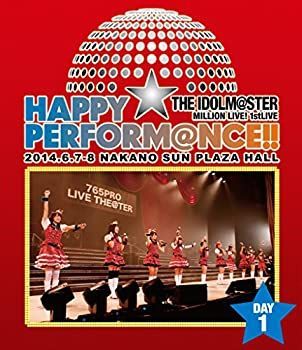 【】【非常に良い】THE IDOLM@STER MILLION LIVE! 1stLIVE HAPPY☆PERFORM@NCE!! Blu-ray Day1