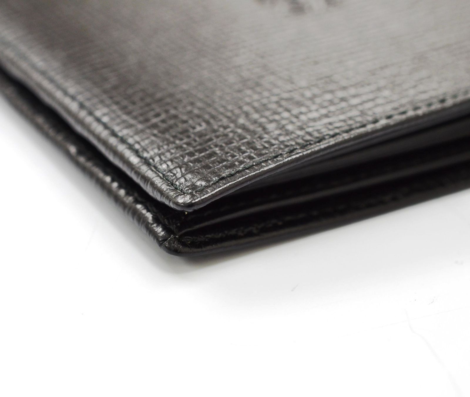 ロエベ(LOEWE) 型押しレザー アナグラム 札入れ 119.34.302 ブラック  