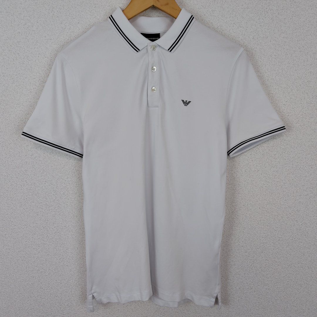 ✨極美品/現行タグ✨(XL) Emporio Armani 半袖 ポロシャツ 白 楽天市場】エンポリオアルマーニ EMPORIO ARMANI メンズ