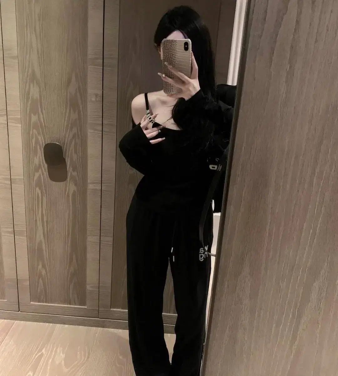 3ps サンダーワン ブラック フードジップアップ トレーナー スリーピース セット