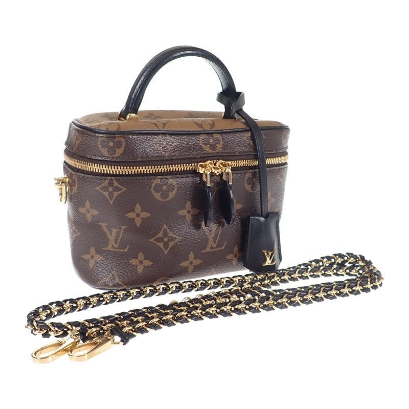 【中古】【Bランク】LOUIS VUITTON ルイヴィトン ヴァニティ NV PM ハンドバッグ ショルダー 2way M45165 モノグラム ブラウン系 レディース【ISEYA】