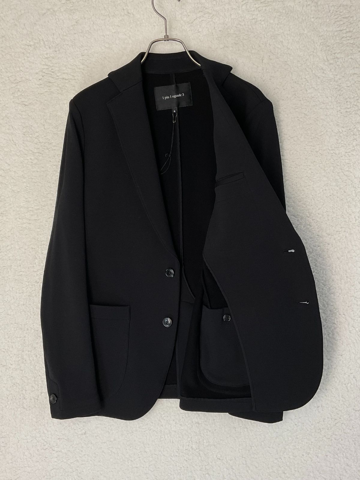 【未使用品】1PIU1UGUALE3 イージー2Bジャケット サイズ4 未使用 1piu1uguale3 ウノピゥウノウグァーレトレ 3 ブラック EASY 2B