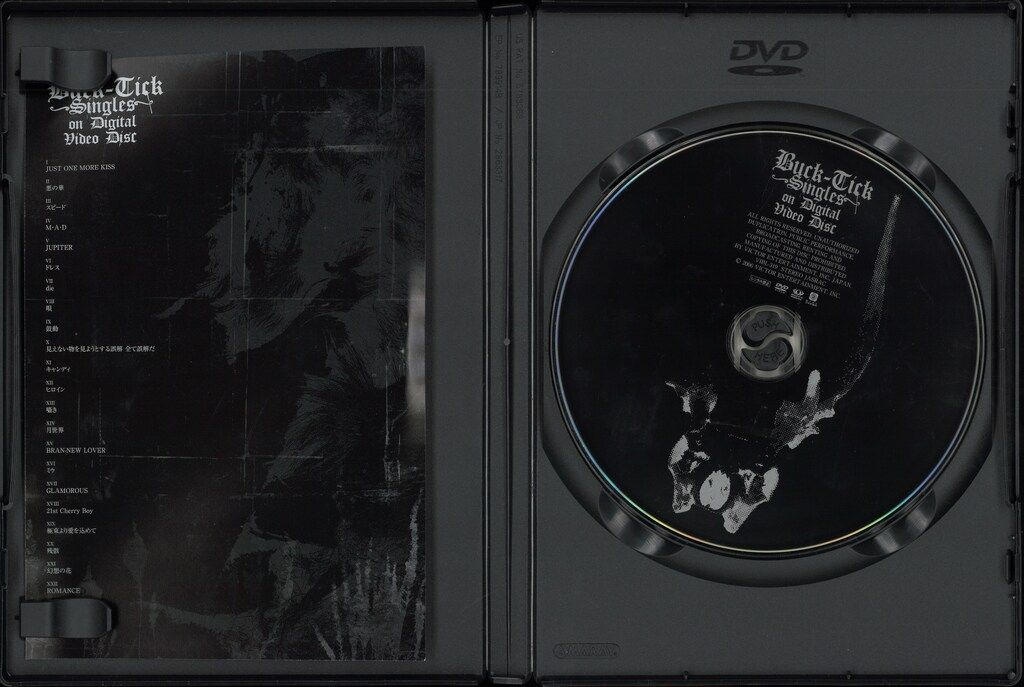 未使用 BUCK-TICK　SINGLES on Digital Video Buck Tick - SINGLES on Digital Video Disc (1st Press) Japan