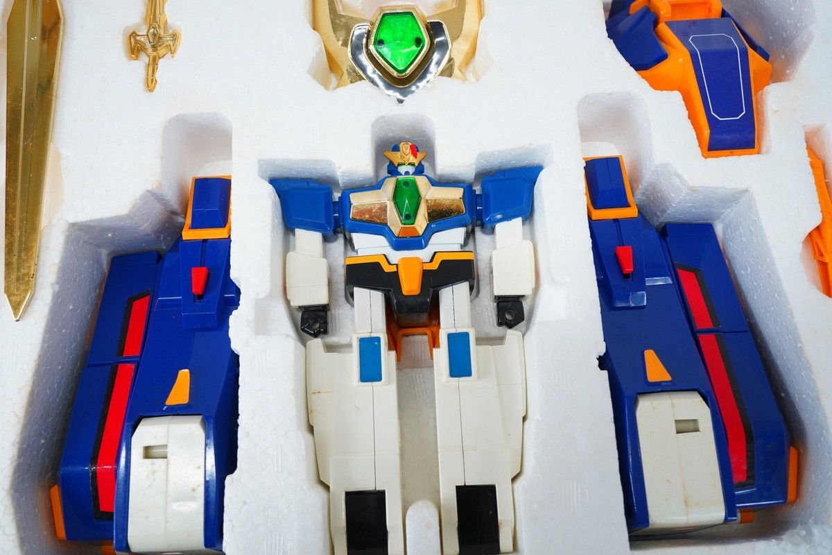 完備品　TOMY トミー　超無敵合体ゴッドライジンオー　当時物 Yahoo!オークション - TOMY トミー 超無敵合体ゴッドライジンオー 絶対