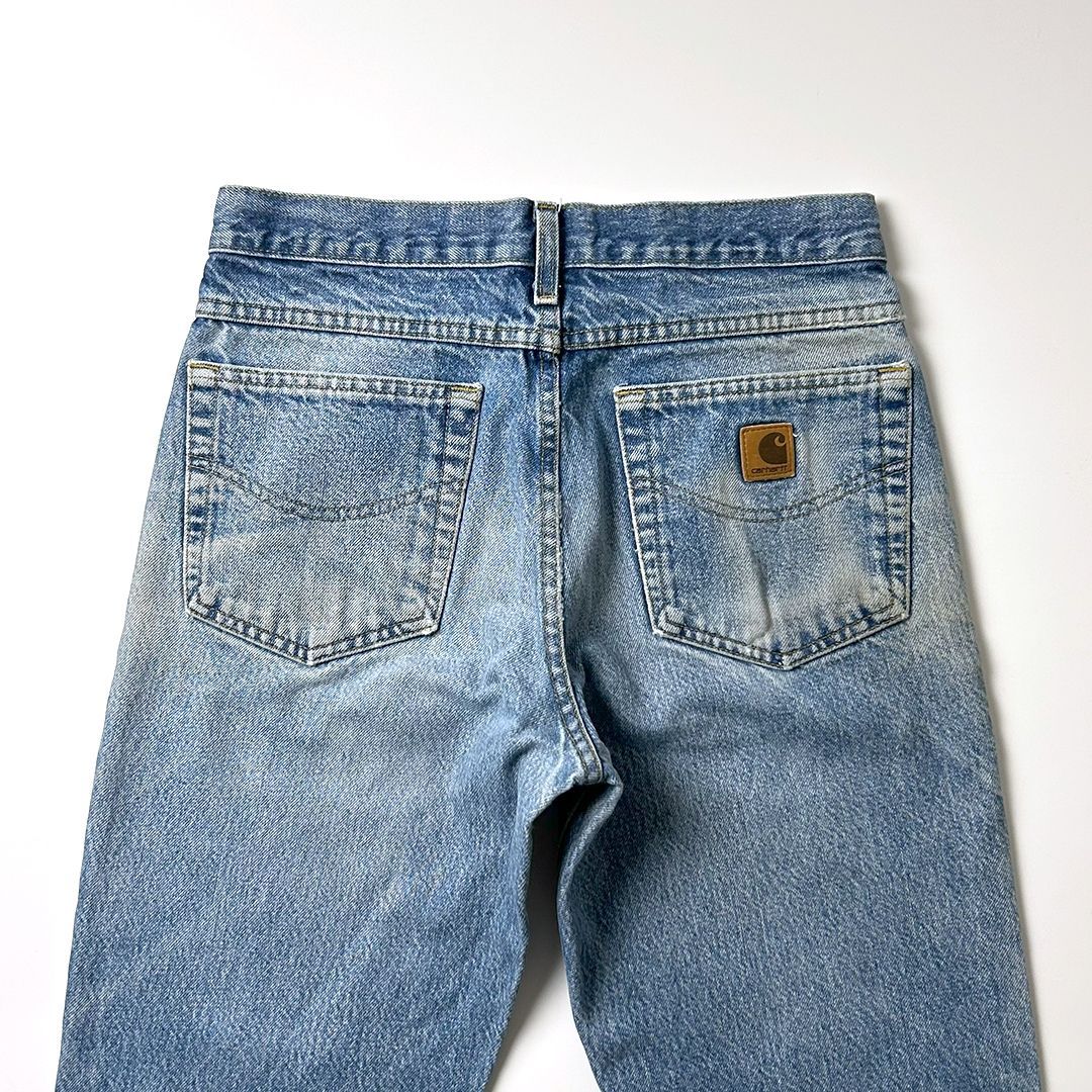 Carhartt デニムパンツ W31 L28 鬼ヒゲ 色落ち 革タグ付き