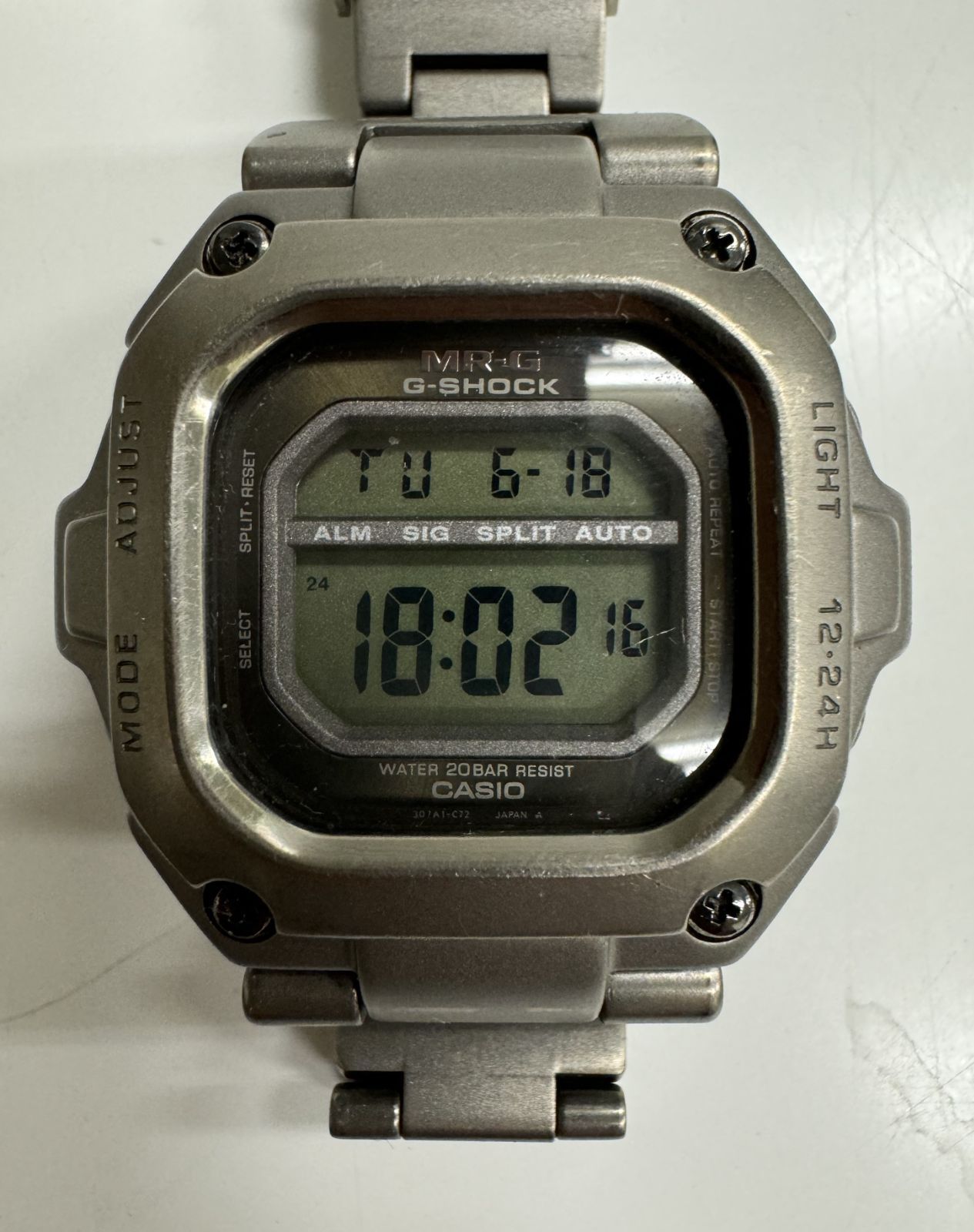 希少 美品 CASIO G-SHOCK MRG-110T 初代フルメタル チタン