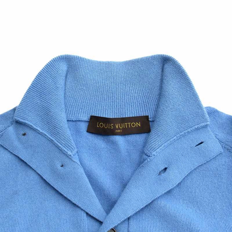 美品 ルイヴィトン LOUIS VUITTON LVロゴ 刺繍 カシミヤ ニット