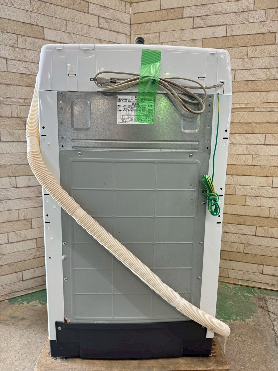 大阪送料無料 3か月保障付き 洗濯機 日立 7kg 2021年 NW-70F IS-98 WWW_KANDAIZUMI_COM