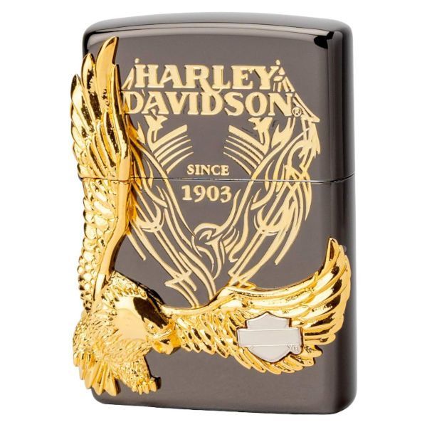 日本限定 正規品 ZIPPO HARLEY-DAVIDSON HDP-15 ダブルメタル ジッポー