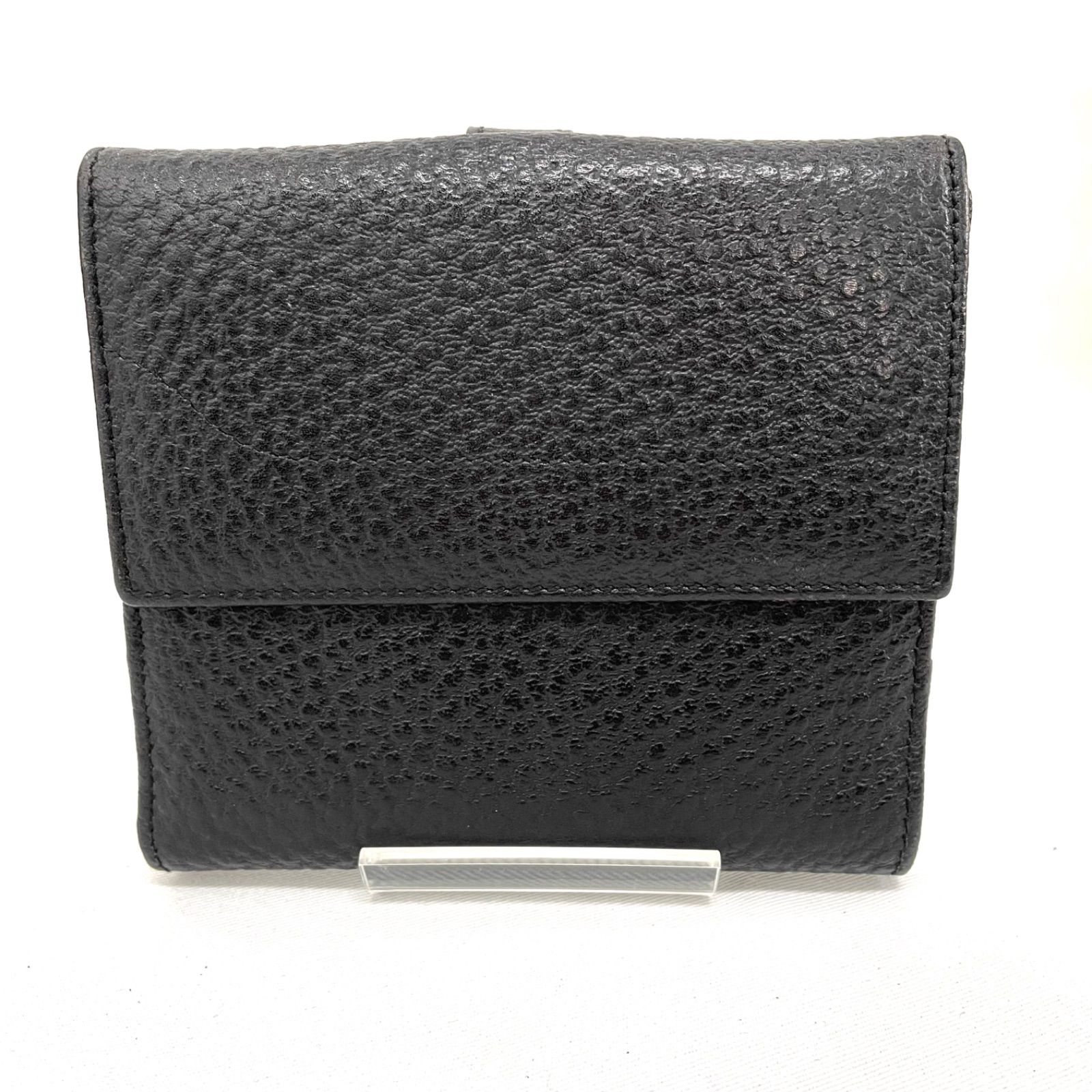 美品　グッチ　二つ折り財布　ジャッキー　オールレザー　ブラック　黒 68f39c97117412bcbaed25f87243ef
