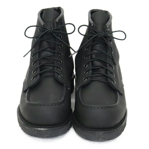 REDWING 6' CLASSIC MOC 8074(D)(7(25.0cm) BLACK HARNESS): Red