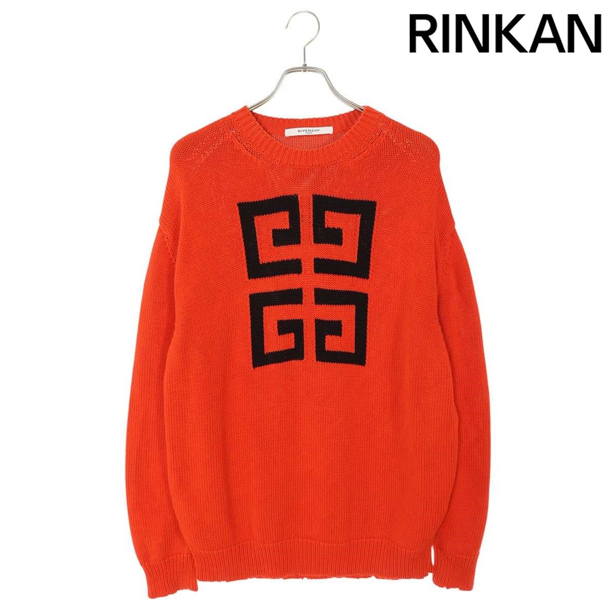 【GIVENCHY】ジバンシー 4Dロゴニット GIVENCHY ジバンシィ 19AW ロゴジャガードコットンニット