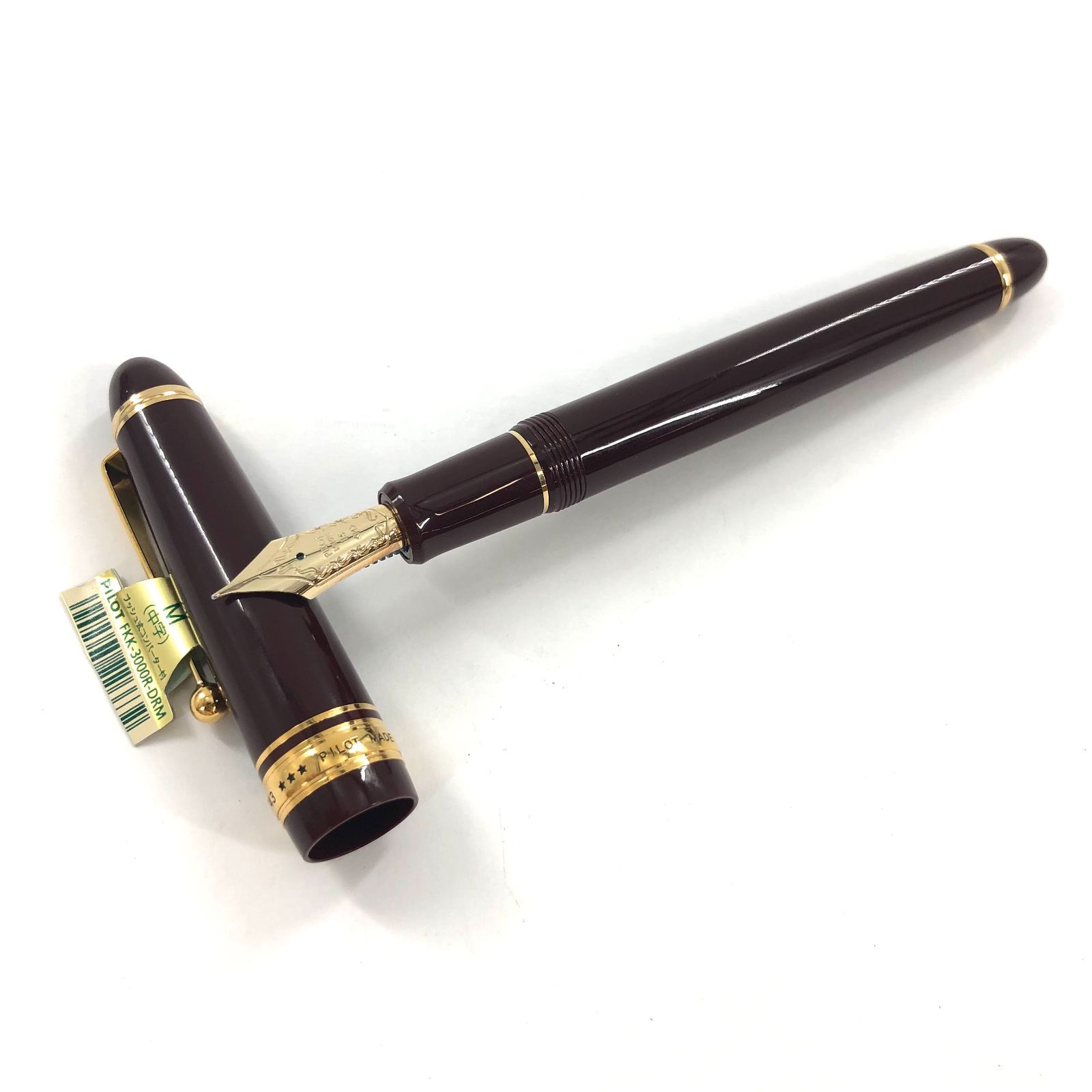 パイロット万年筆　CUSTOM74 14K-585 5 〈F〉 未使用】パイロット万年筆 カスタム743 14K 585 刻印PILOT ケース付き