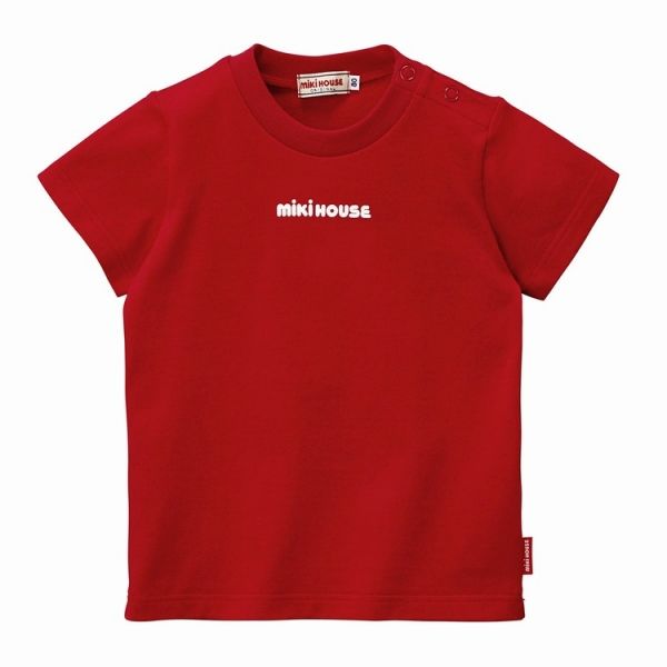○30%OFFセール○ミキハウスmikihouseロゴプリント シンプル半袖