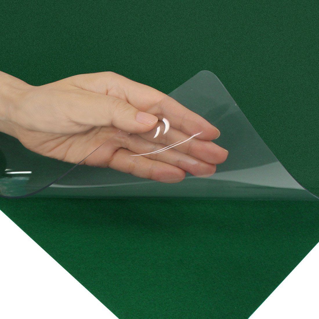 1045×715mm_ダブルタイプ 下敷付 プラス デスクマット 透明 軟質 エコノミータイプ 下敷付 1045×715mm 41-067