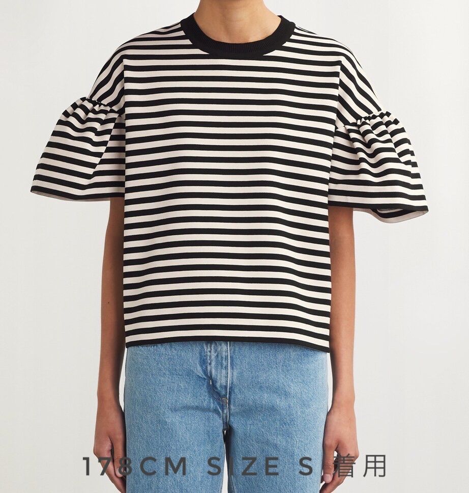 MAX MARA PEIRAK ビスコース ジャージー ボクシー Tシャツ MAX MARA PEIRAK ビスコース ジャージー ボクシー Tシャツ