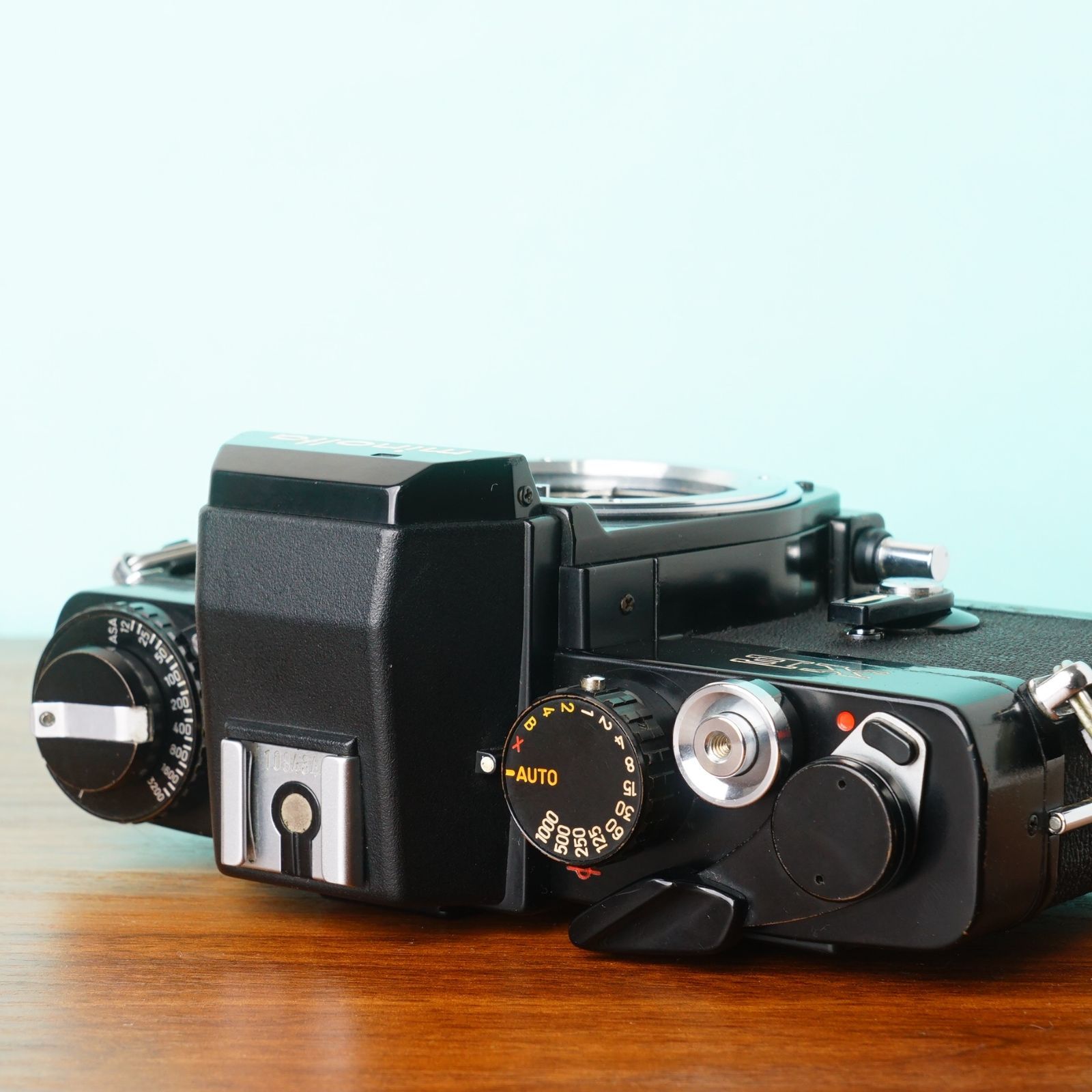  整備済 MINOLTA ミノルタ XE ブラック フィルムカメラ 44 一眼レフカメラ(フィルム) フィルムカメラ