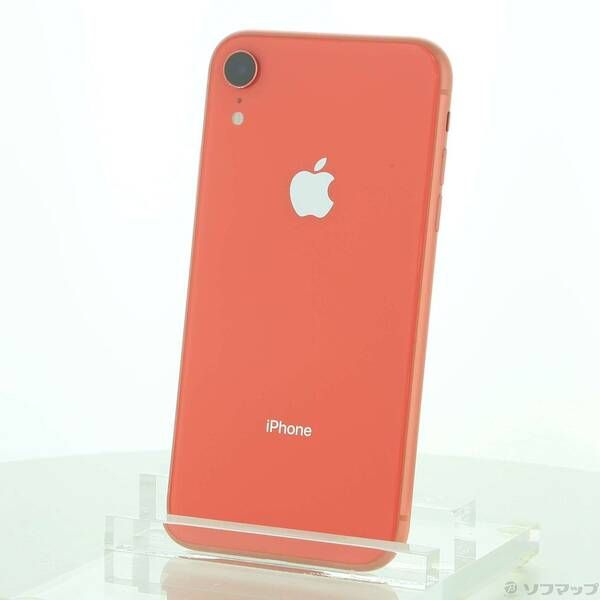 中古品〕 iPhoneXR 64GB コーラル MT0A2J／A SIMフリー【251