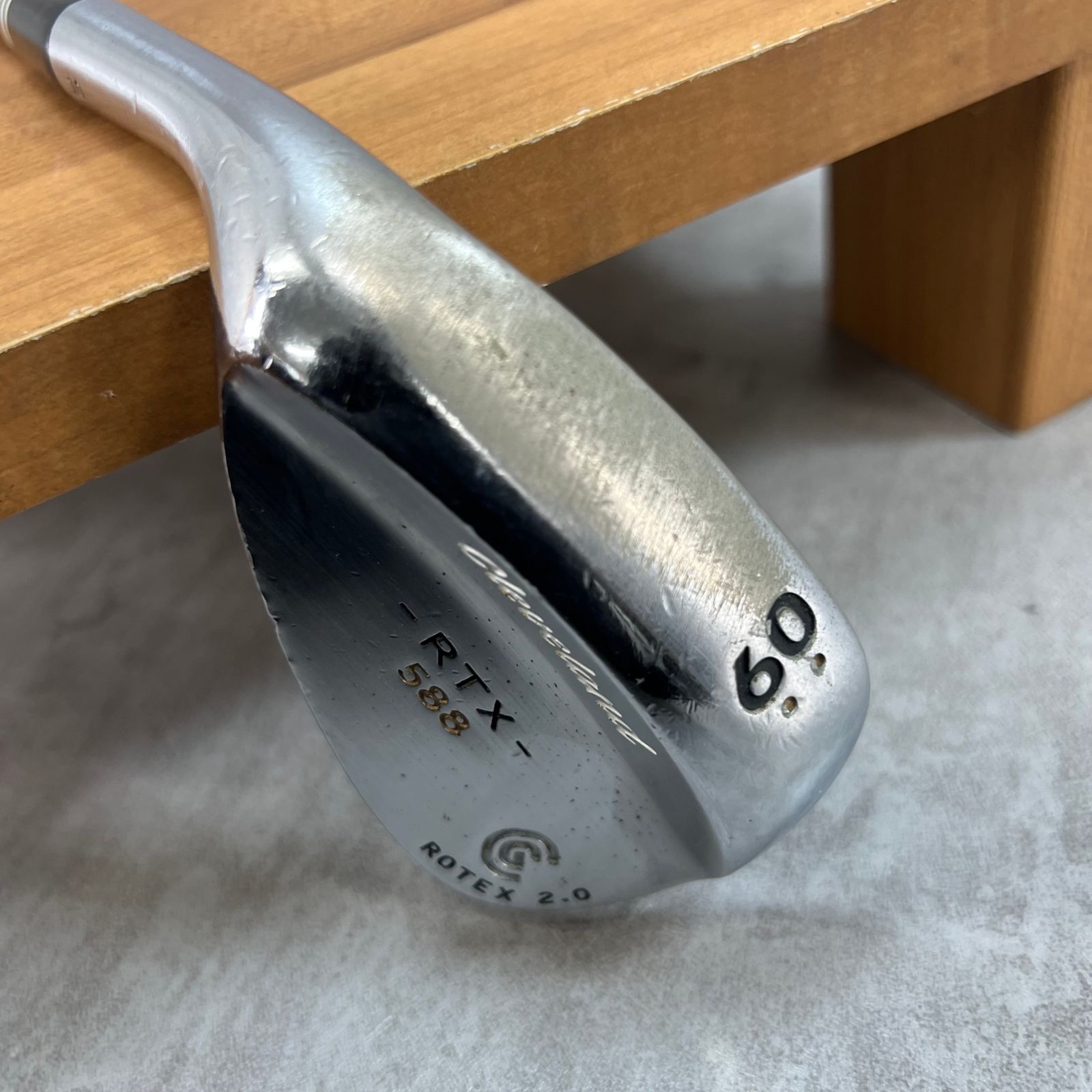 Cleveland Golf - レフティー　Cleveland　クリーブランド　RTX588　メンズゴルフウェッジ　スチール　60°　左利き用 LW　ロブ　WEDGE　34.75インチ レフティー Cleveland クリーブランド RTX588 メンズゴルフ