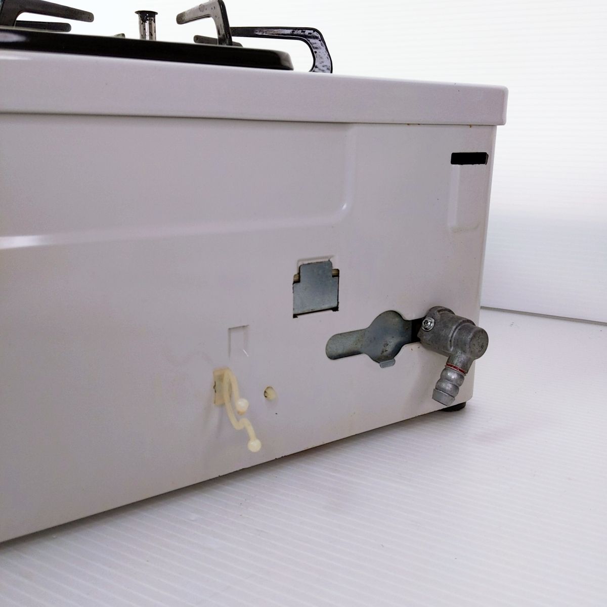 中古品】パロマ ガスコンロ 2口 PA-380WHA エブリシェフ 左強火力 