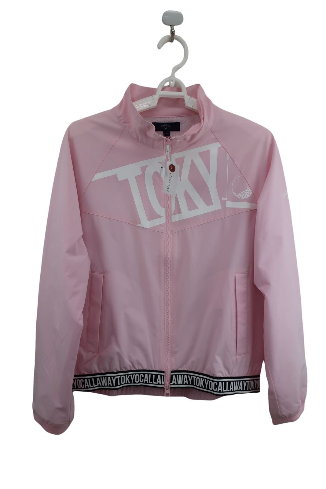 美品】Callaway(キャロウェイ) フルジップナイロンブルゾン ピンク