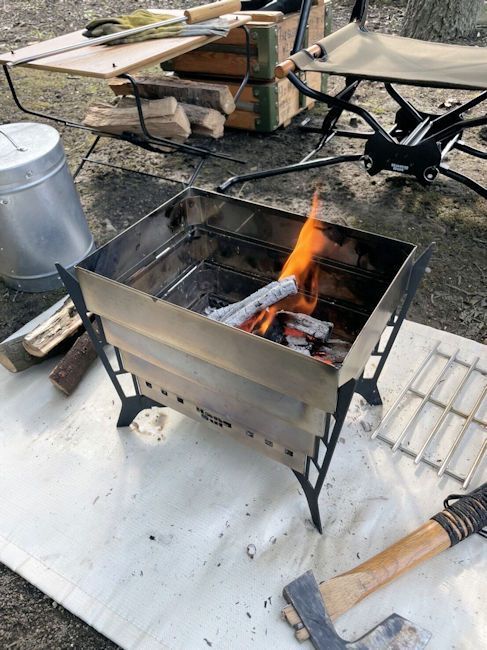 焚き火台 ＢＢＱ