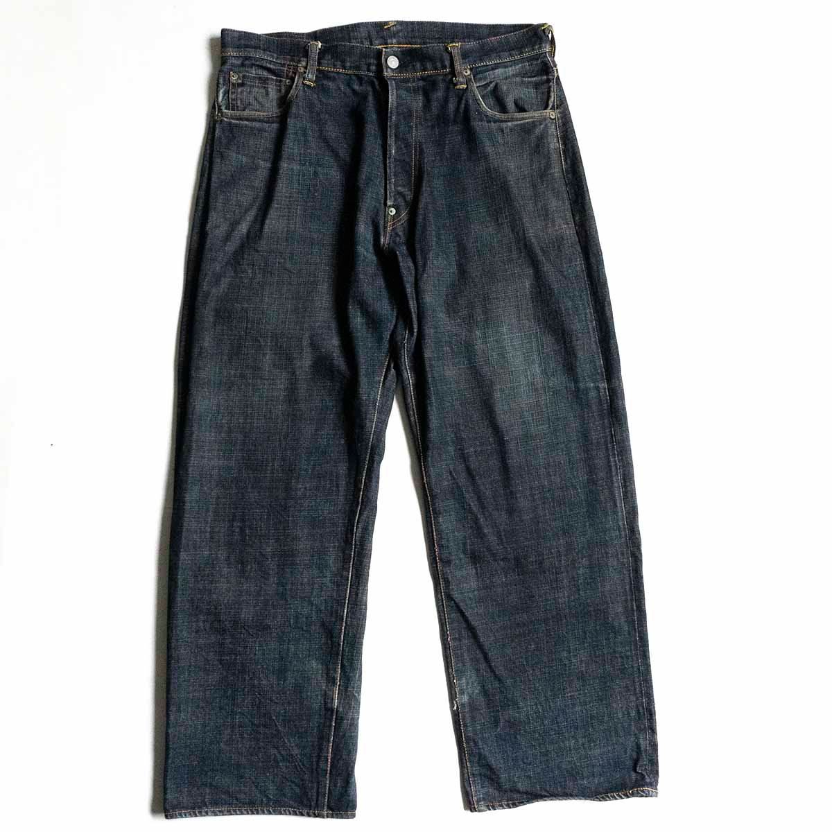 雰囲気抜群】EVISU 【LOT.2001 デニムパンツ】36×35 エビス