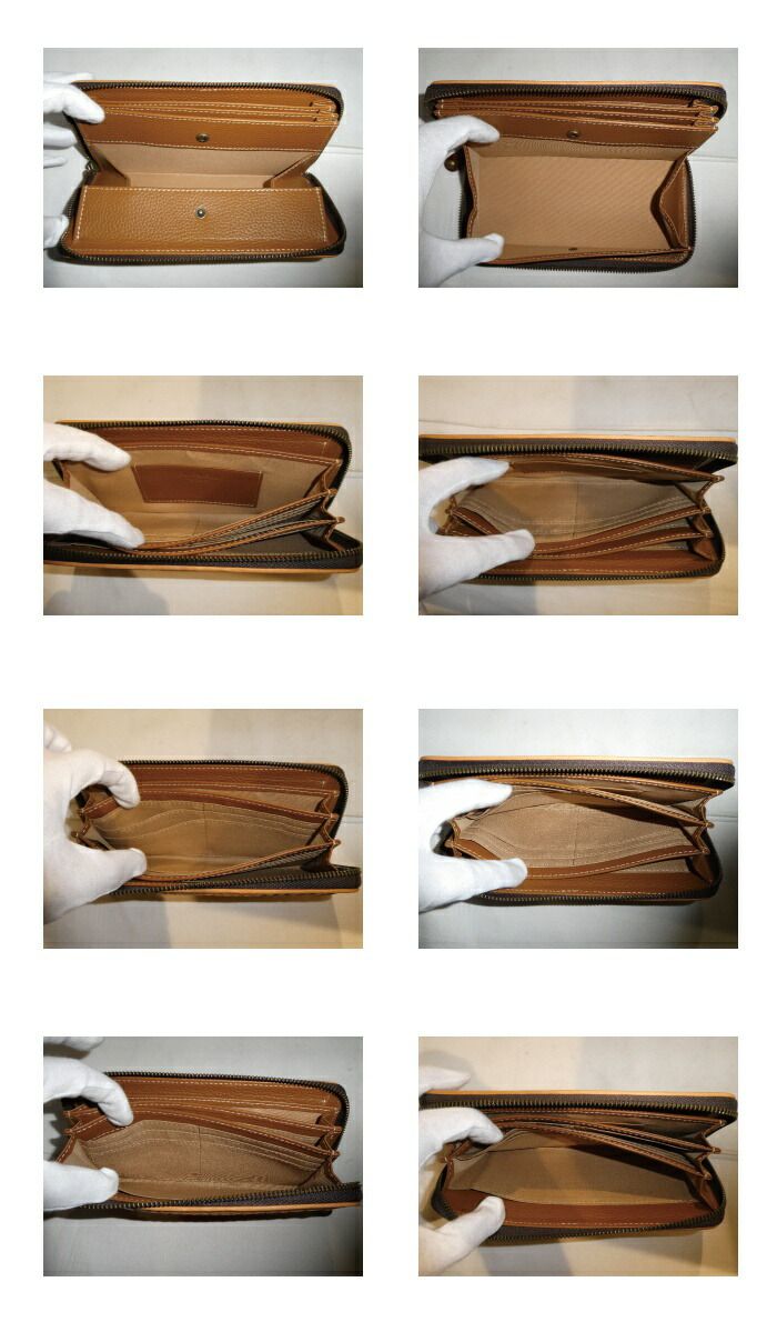 アインソフ　AinSoph DA1356-HKW 馬革ラウンドファスナー長財布 アインソフ AinSoph DA1356-HKW 馬革ラウンドファスナー長財布