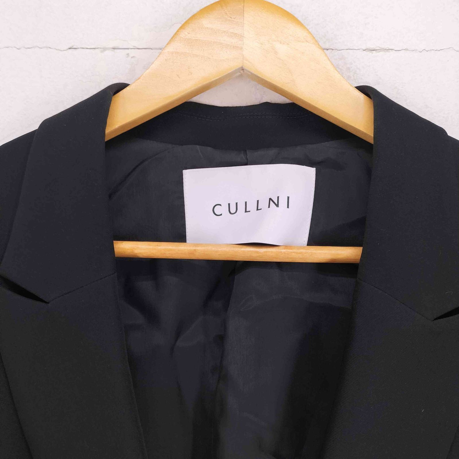 クルニ CULLNI 24SS Double Satin Zip Pocket Tailored Jacket メンズ 