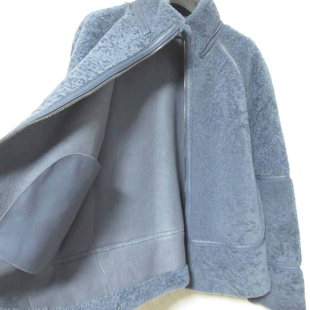 tae ashida ジップアップジャケット 美品 TAE ASHIDA タエアシダ ジップアップ スタンドカラー ムートン