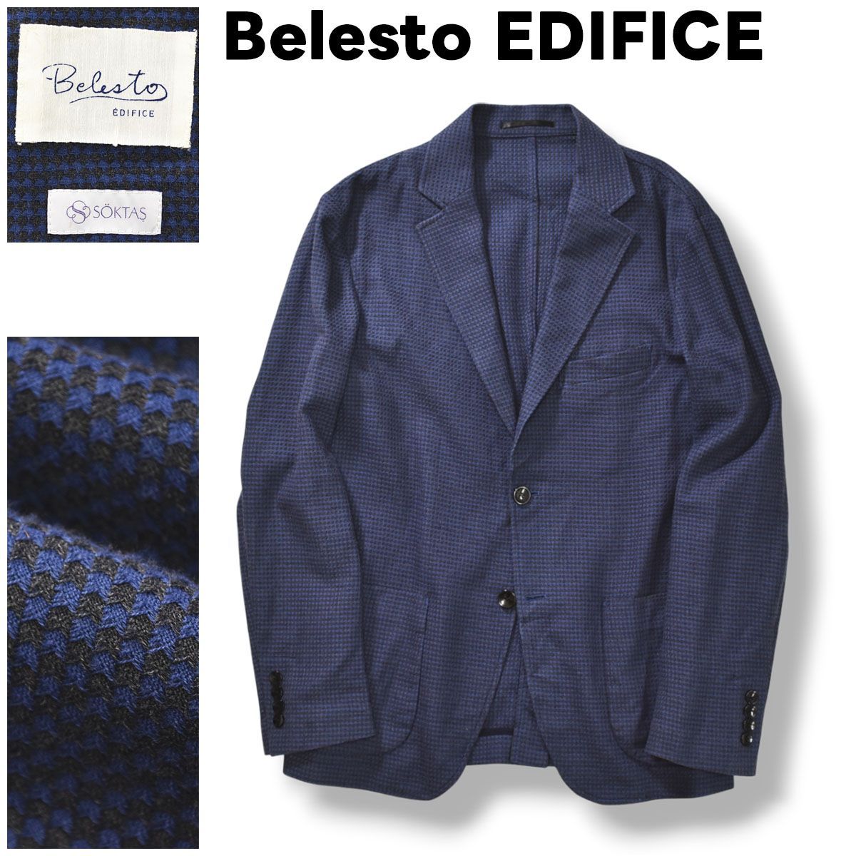 通販 激安 上質】 べレスト ソクタス SOKTAS EDIFICE Belesto エディフィス スーツ
