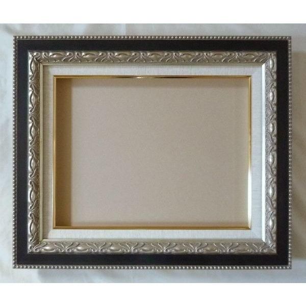 油絵/油彩額縁 アルミフレーム 6269 アクリル付 オファー サイズF25号