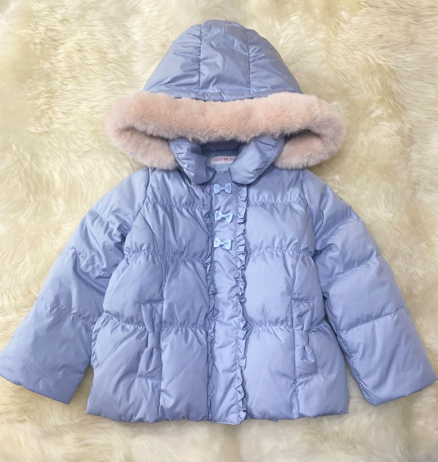 メゾピアノ ウォッシャブルダウンブルゾン110