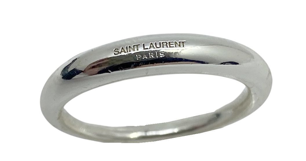 SAINT LAURENT シルバーリング ロゴリング　シンプル Yves Saint Laurent イヴサンローラン YVES SAINT LAURENT ロゴ