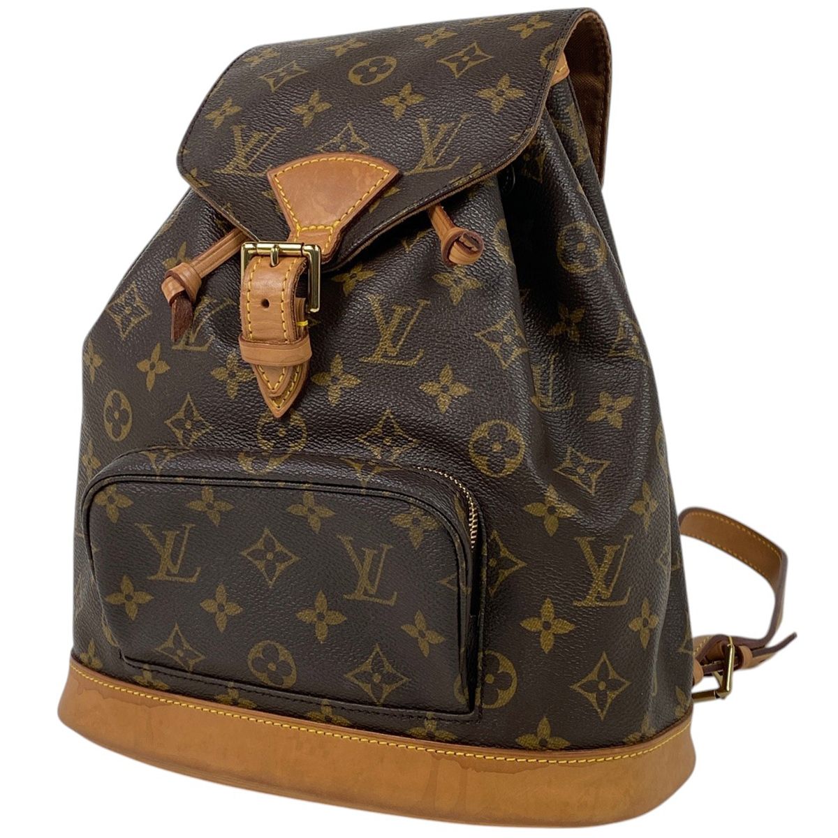 ルイ ヴィトン Louis Vuitton モンスリ MM バックパック デイパック リュック モノグラム ブラウン M51136 レディース